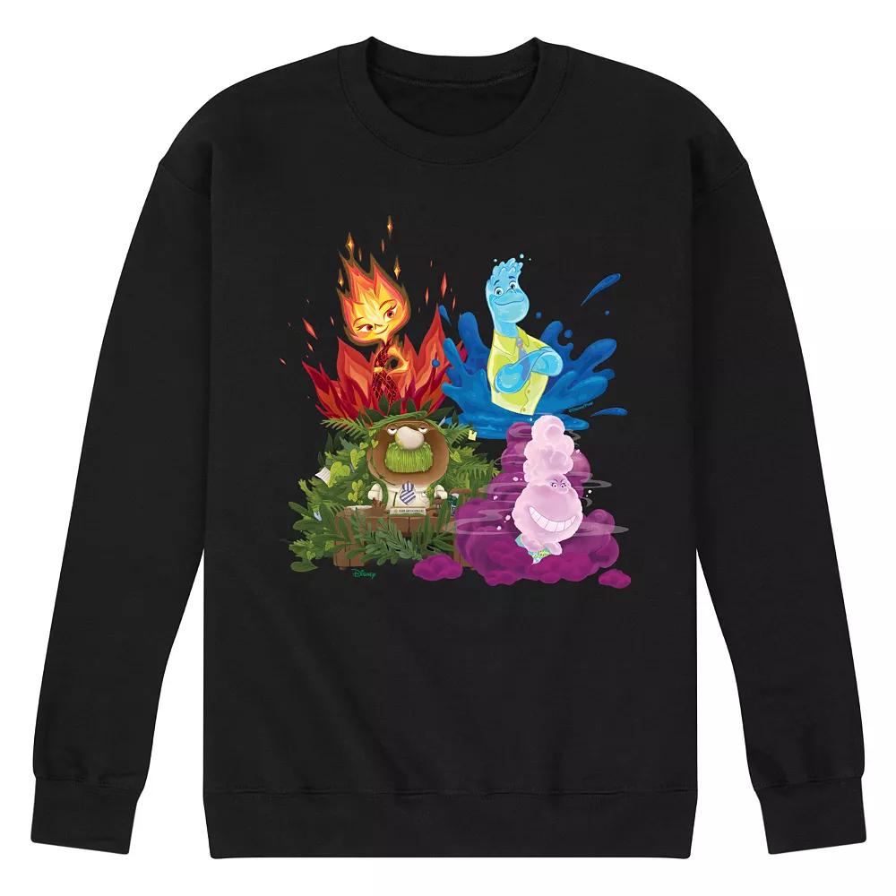 Disney's Elemental Men's Group Fleece Sweatshirt,  Product Image