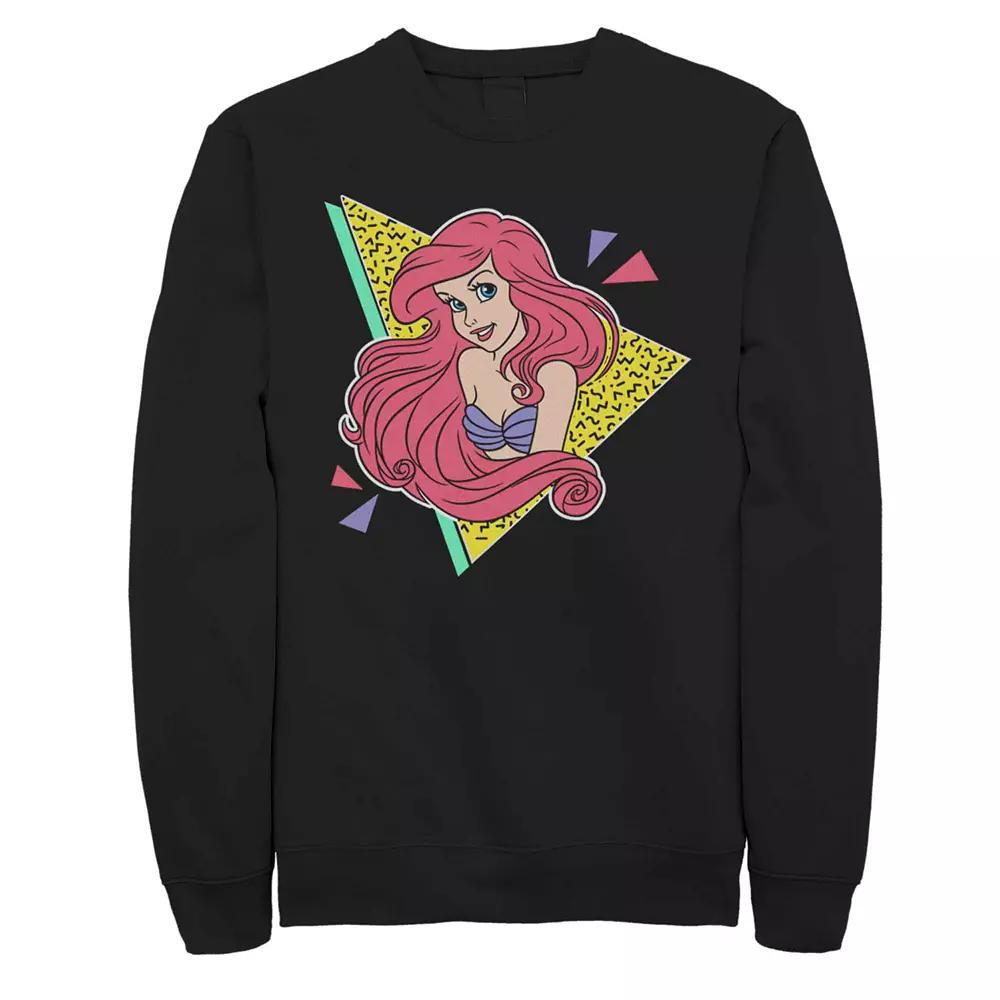 Disney's The Little Mermaid 80's Style Portrait Men's Fleece Sweater,  Product Image