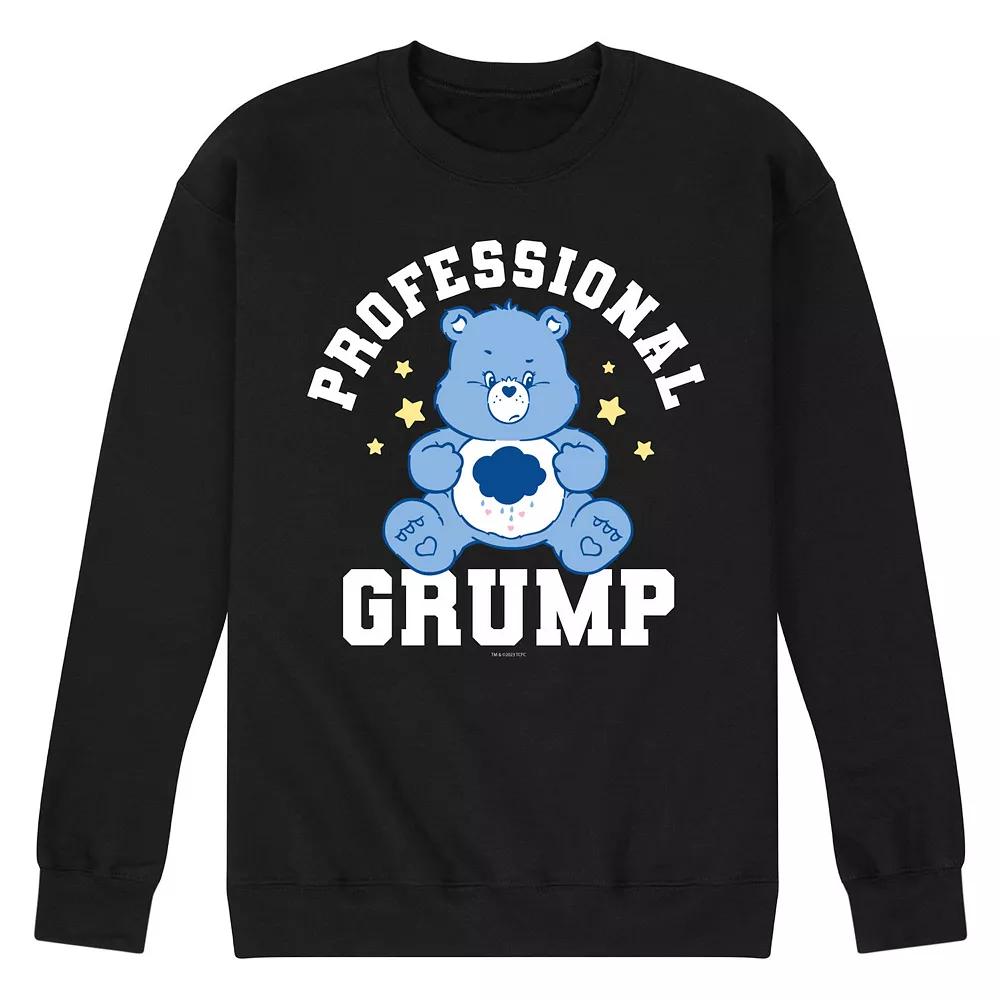 Men's Care Bears Professional Grump Fleece Sweatshirt,  Product Image