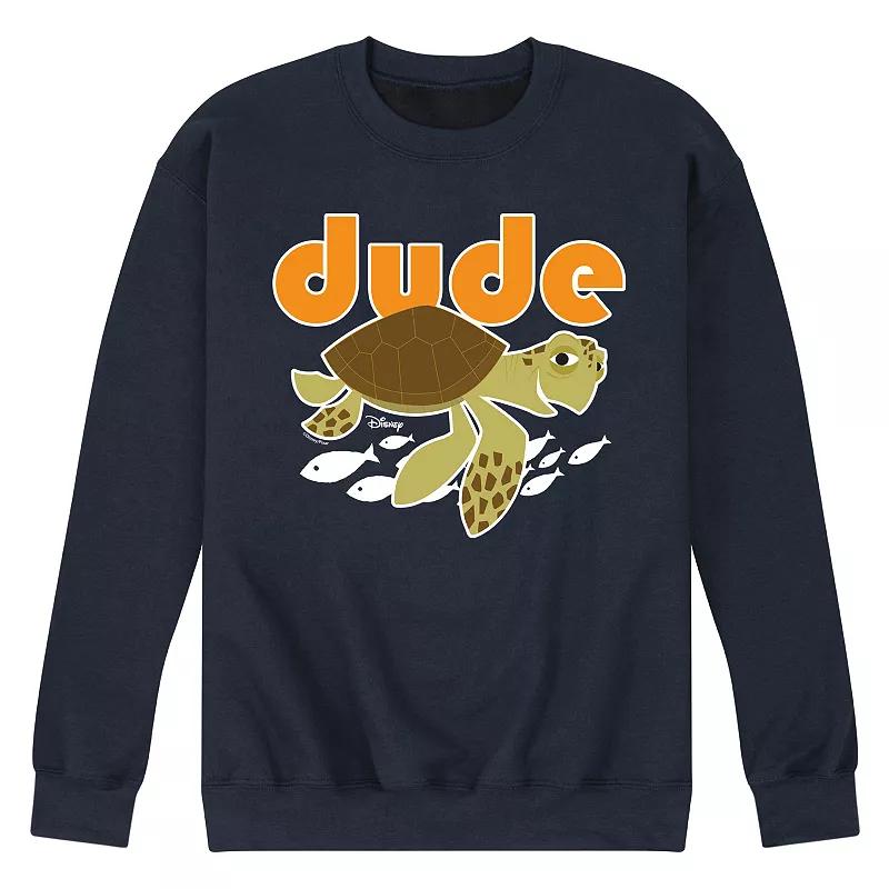 Disney / Pixars Finding Nemo Dude Mens Graphic Pullover Sweatshirt Blue Product Image