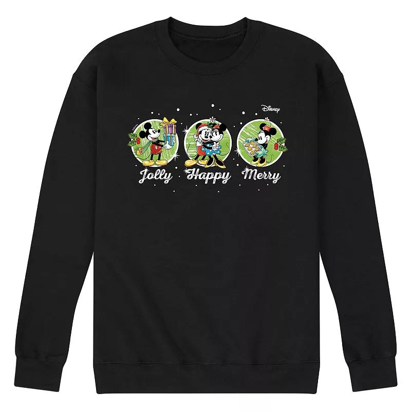 Disney's Men's Jolly Happy Merry Fleece,  Product Image
