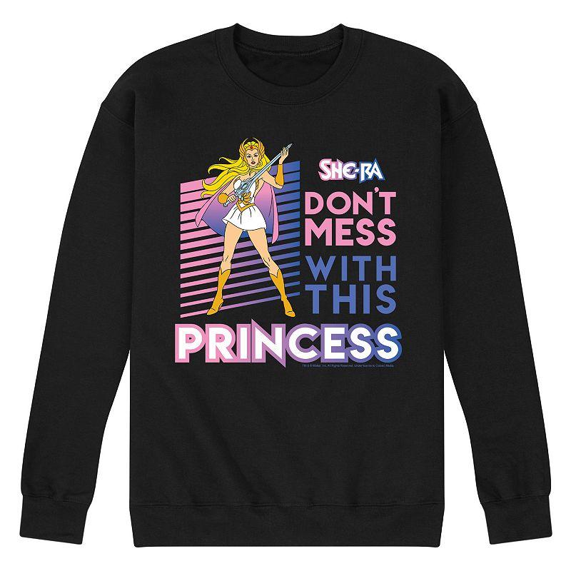 Men's She-Ra Don't Mess Princess Graphic Fleece Pullover,  Product Image