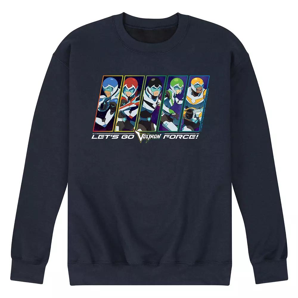 Men's Voltron Lets Go Voltron Force Fleece Sweatshirt,  Product Image