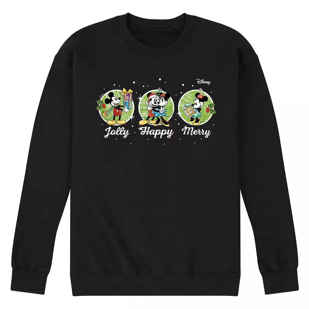 Disney's Men's Jolly Happy Merry Fleece,  Product Image