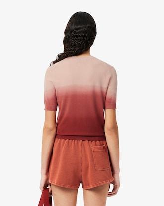 Short Sleeved Ombré Effect Sweater Product Image