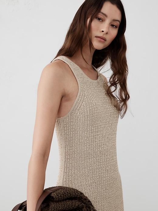 Textured Midi Sweater Dress Product Image