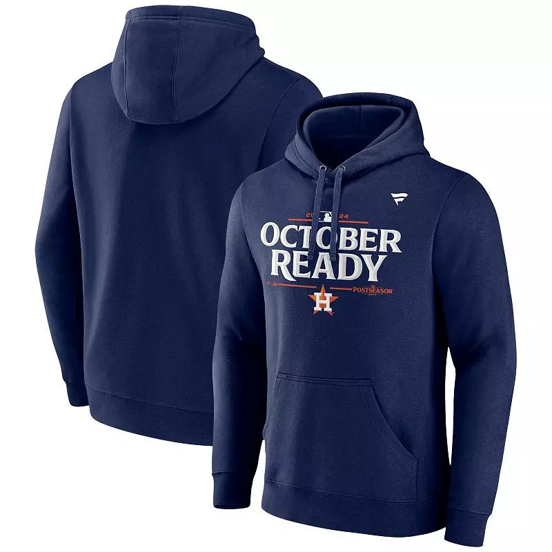 Men's Fanatics Navy Detroit Tigers 2024 MLB Postseason Locker Room Pullover Hoodie, Size: Small, Blue Product Image
