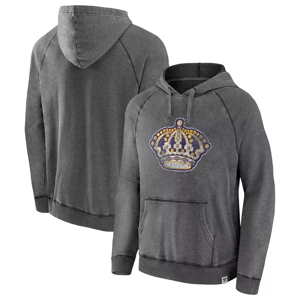 Men's Fanatics Charcoal Los Angeles Kings Special Edition 2.0 Weathered Pullover Hoodie, Size: Small, Kgs Charco Product Image