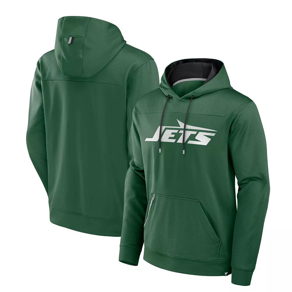 Men's Fanatics Green New York Jets Defender Pullover Hoodie,  Product Image