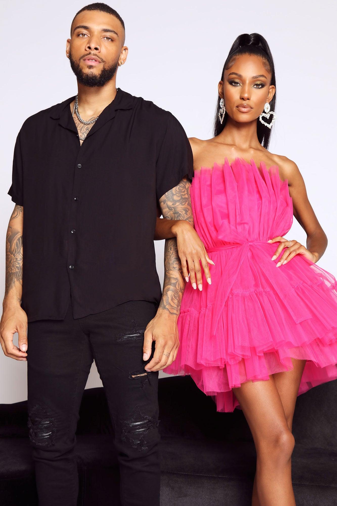 Dawson Relaxed Short Sleeve Cuban Collar Shirt - Black Product Image