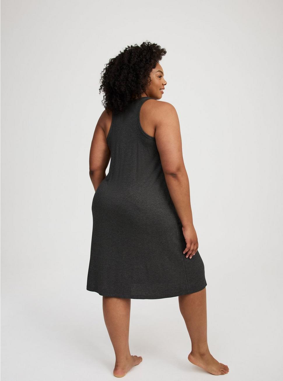 Ribbed Midi Lounge Dress Product Image