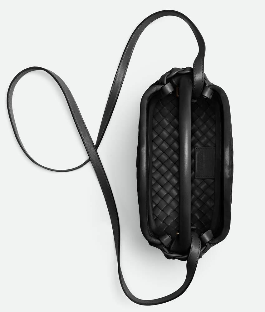 Women's Small Cobble Top Handle in Black Product Image