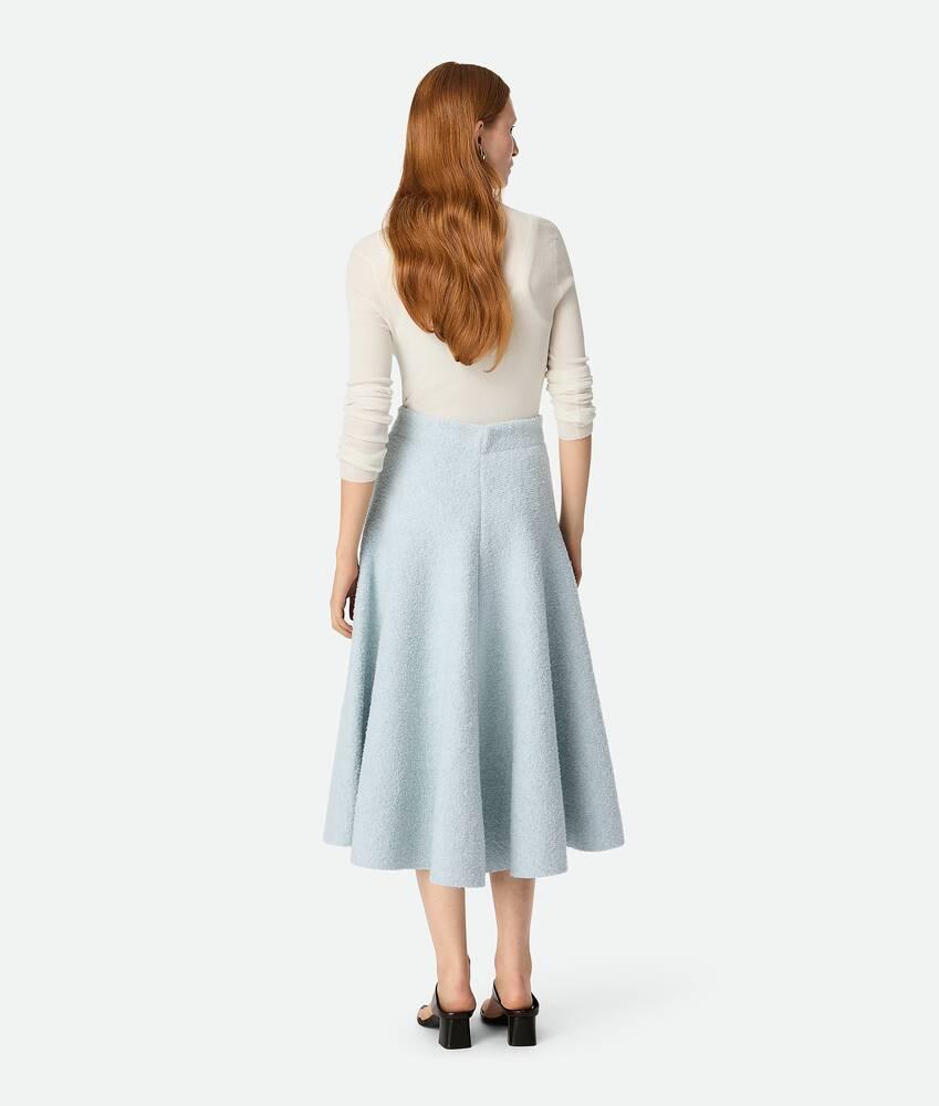 Women's Wool Boucle Skirt in Bubble Product Image
