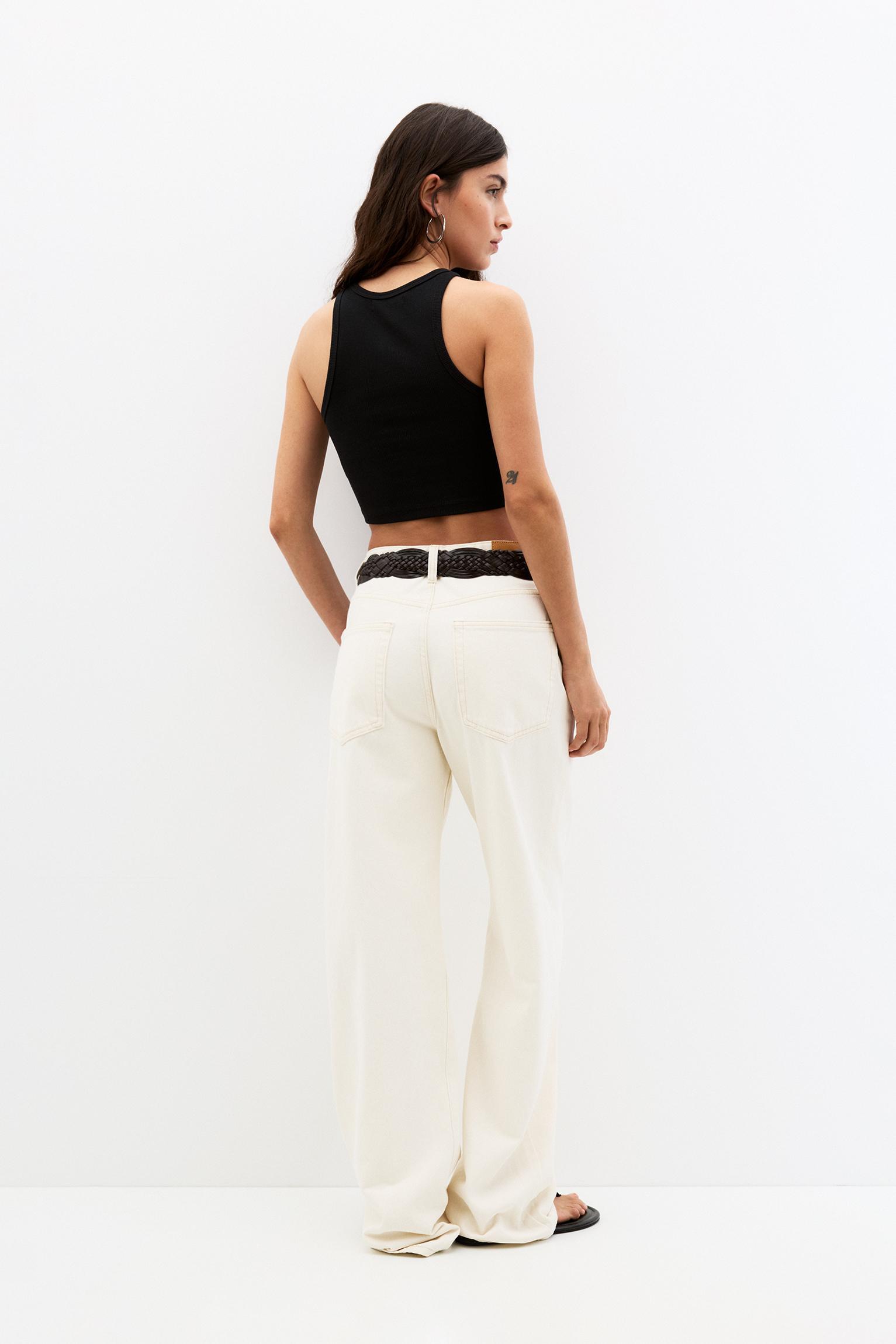 Basic cropped tank top Product Image