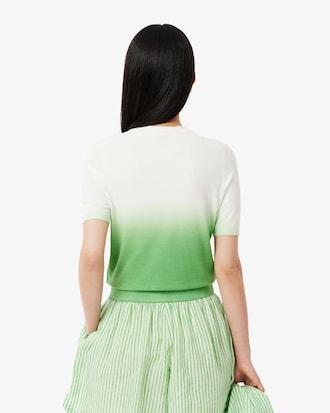 Short Sleeved Ombré Effect Sweater Product Image