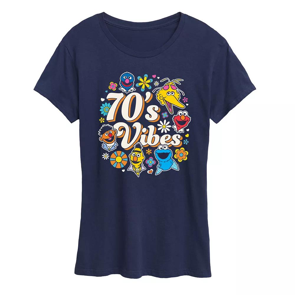 Women's Sesame Street 70's Vibes Graphic Tee,  Product Image