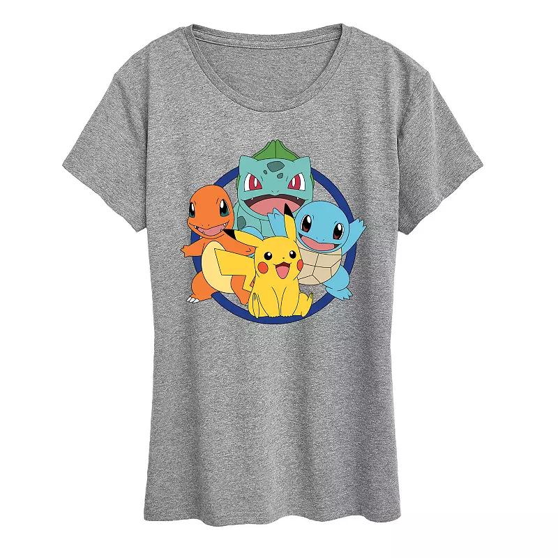 Women's Pokemon Round Group Graphic Tee,  Product Image