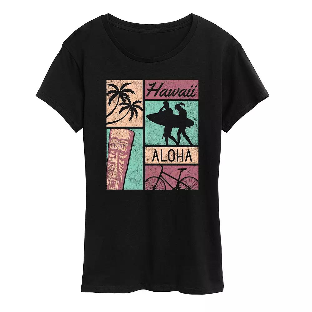 Women's Retro Summer Design Graphic Tee,  Product Image
