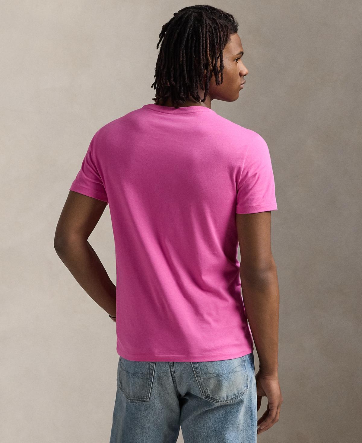 POLO RALPH LAUREN Custom Slim Fit Jersey T-shirt Clothing In Multicolor Product Image