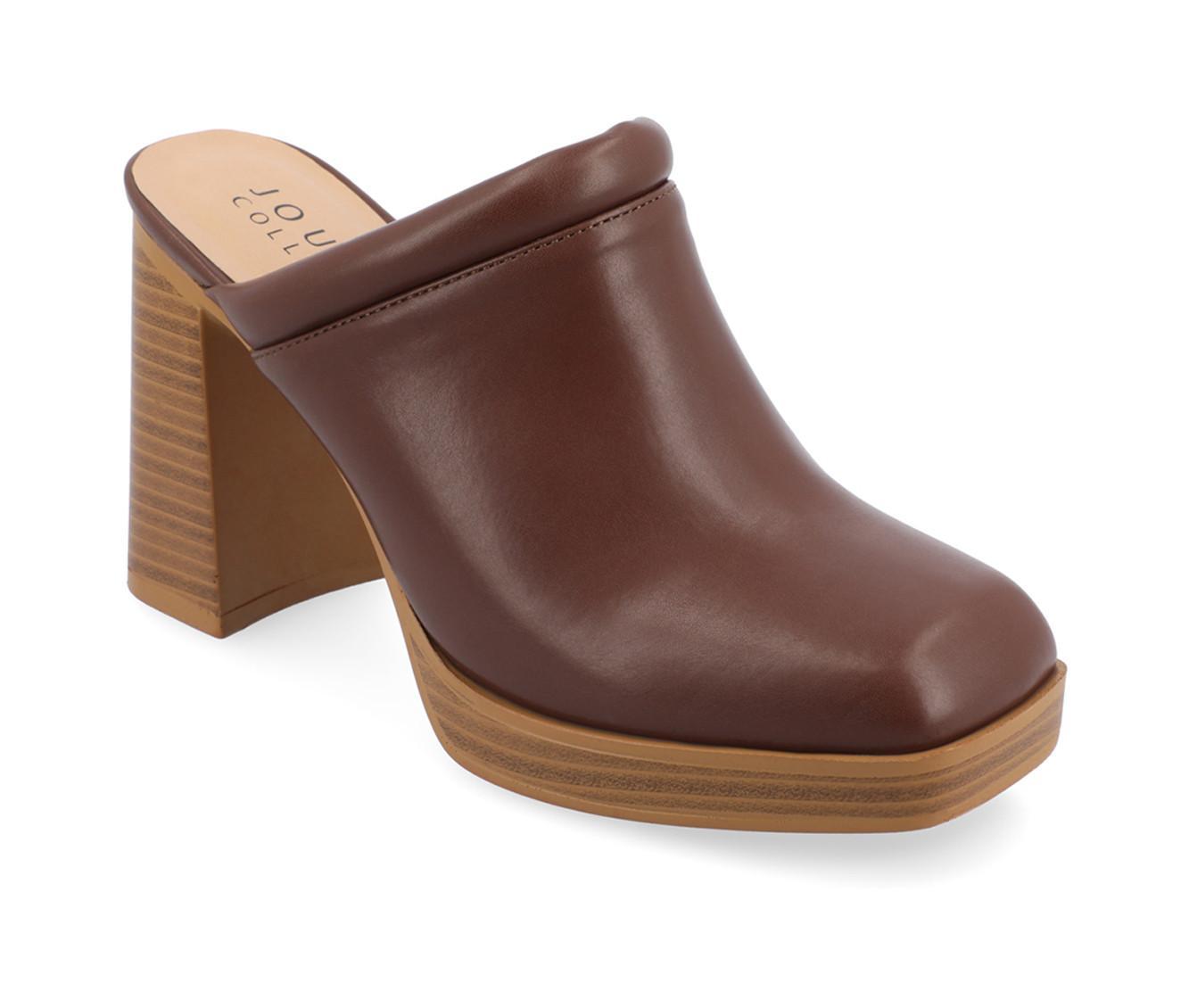 Women's Journee Collection Izara Block Heel Platform Clogs Product Image