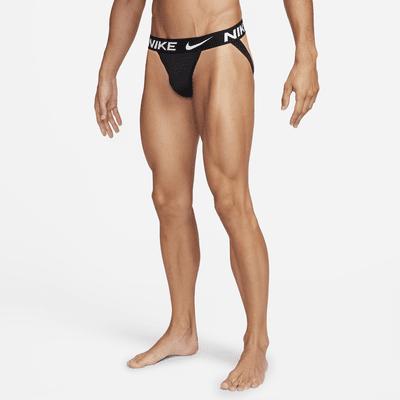Nike Mens Dri-FIT Essential Micro Jock Straps (3-Pack) | KE1144-001 Product Image