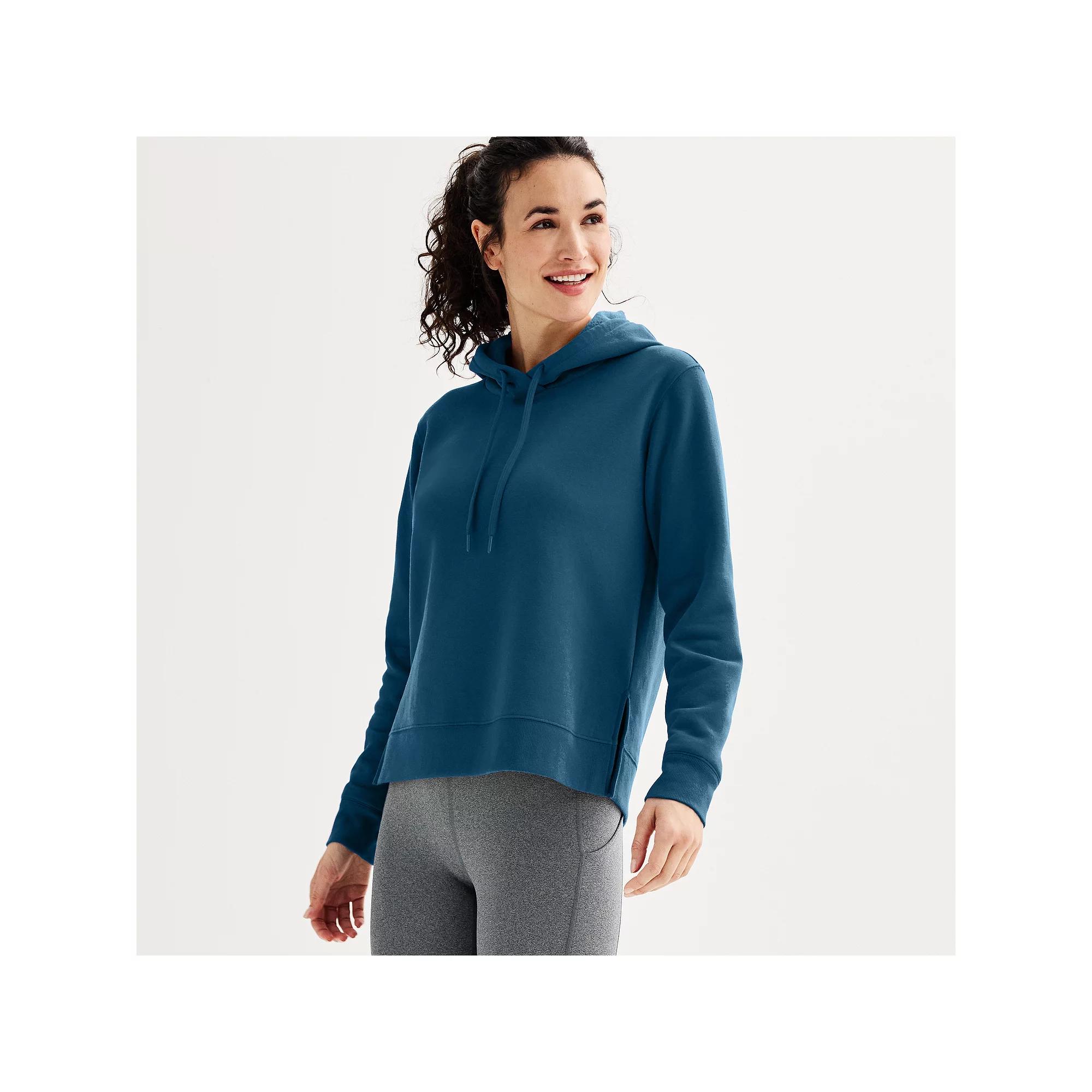 Women's Tek Gear® Ultrasoft Fleece Hoodie, Size: Medium, Pink Grigio Product Image