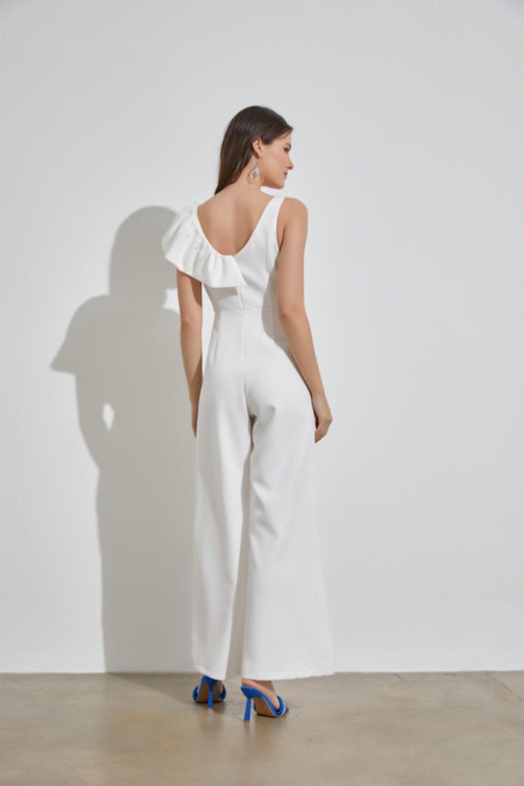 Ruffle Sleeve Jumpsuit Product Image