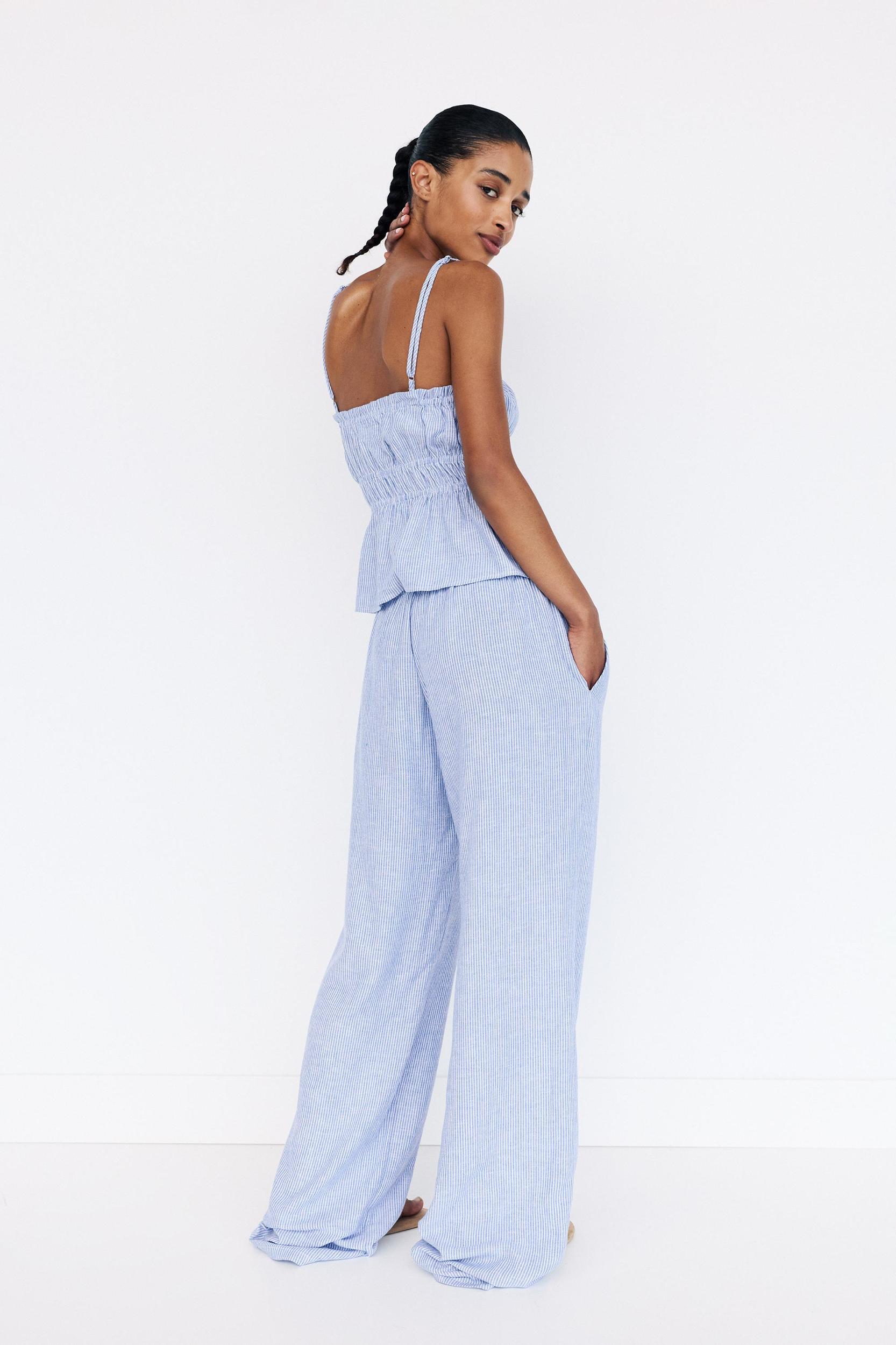 Strappy striped top Product Image