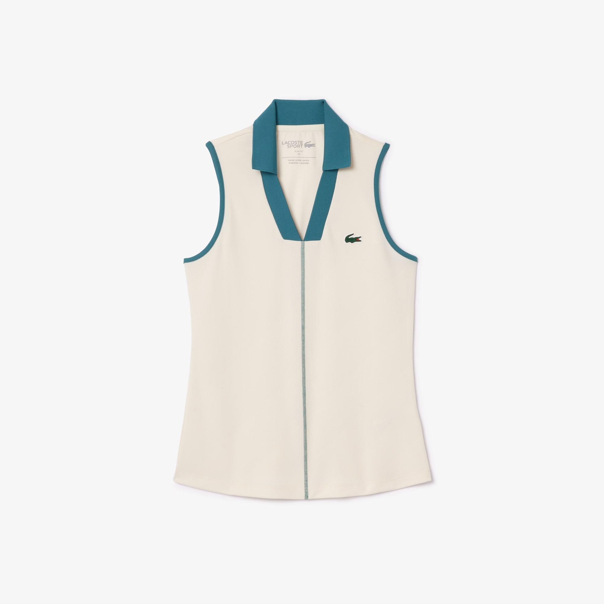 Women's Slim Fit Ultra Dry Sleeveless Tennis Polo Product Image