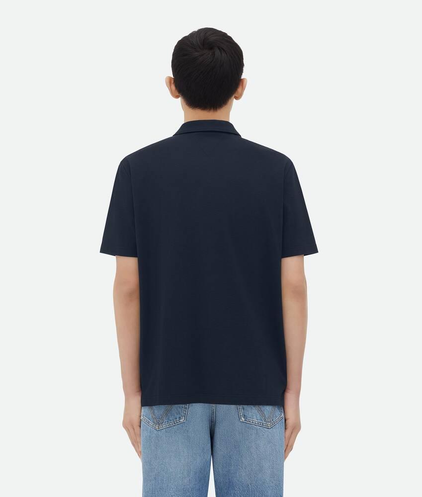 Men's Light Cotton Piquet Polo in Dark night Product Image