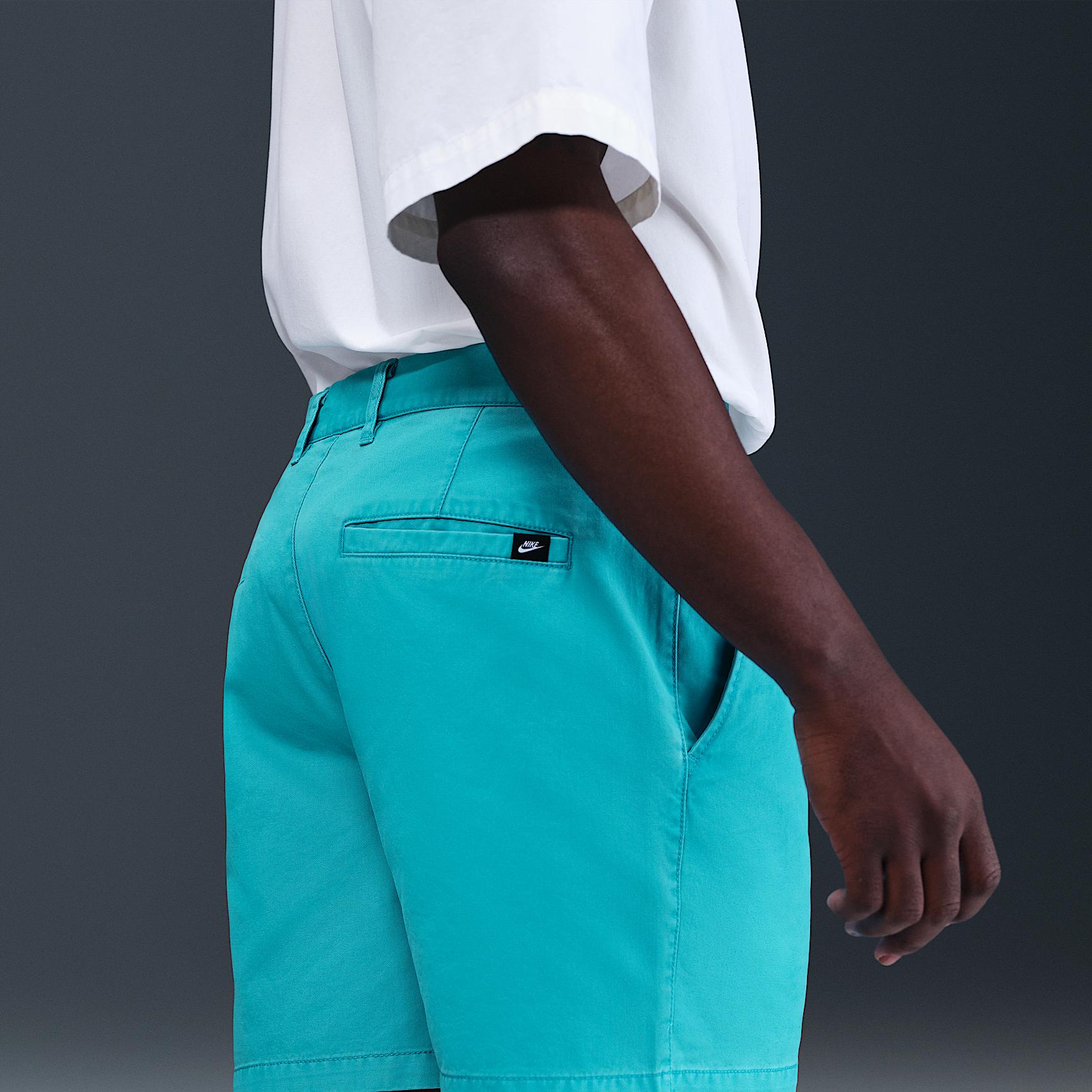Nike Mens Club Washed Chino Shorts | HJ2658-345 Product Image