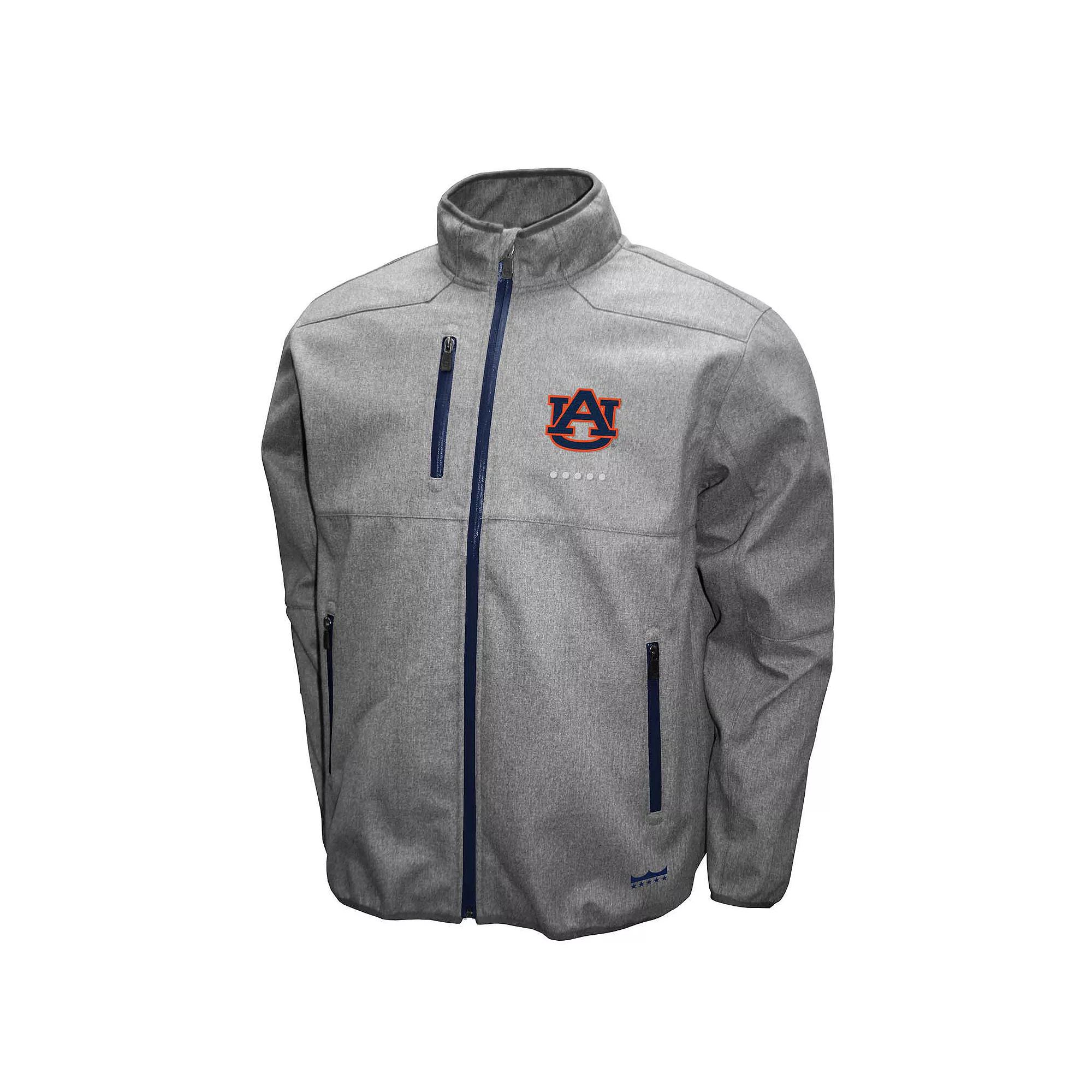 Men's Auburn Tigers X-Tech Mock Neck Zip Up Sweatshirt, Size: Small, Gray Product Image