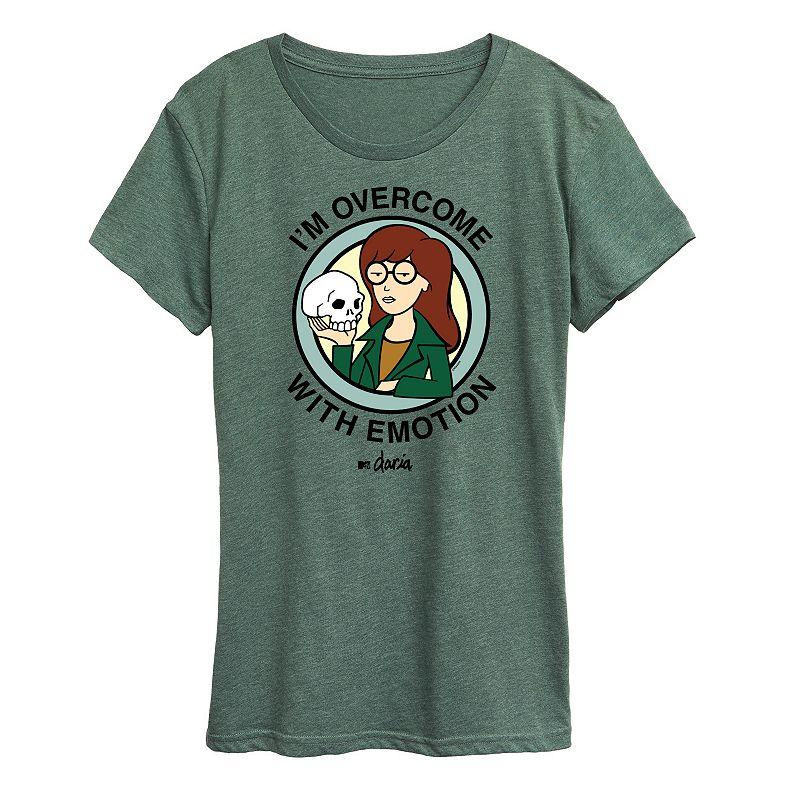 Women's Daria I'm Overcome With Emotion Graphic Tee, Girl's,  Product Image