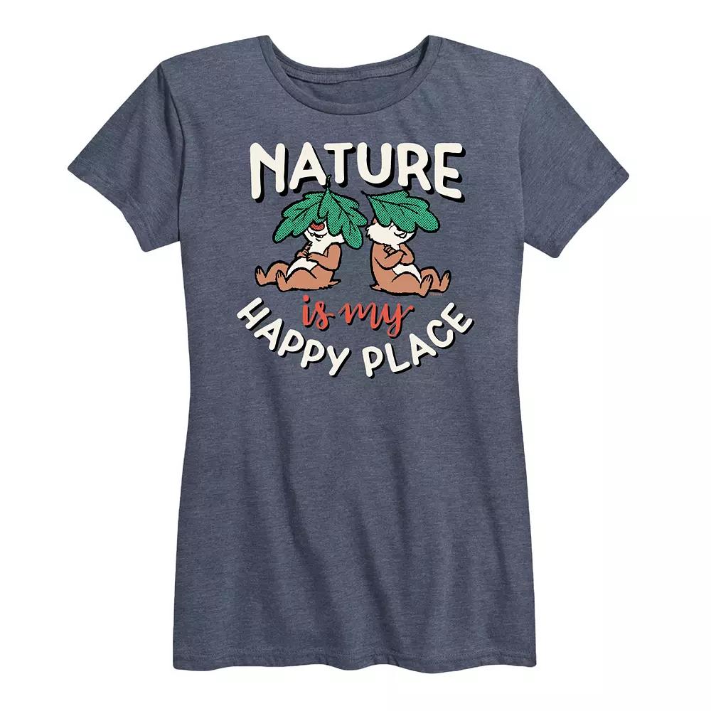 Disney's Chip 'n Dale Women's Nature My Happy Place Graphic Tee,  Product Image