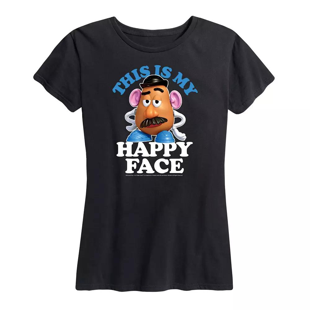 Disney / Pixar's Toy Story Mr. Potato Head Women's Happy Face Graphic Tee, Girl's,  Product Image