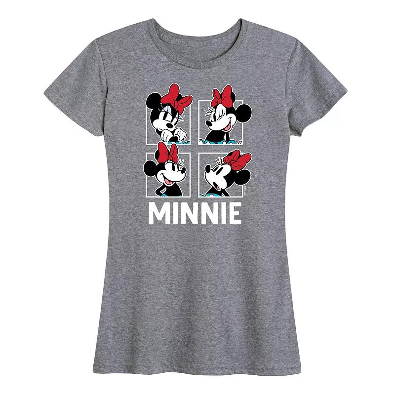 Disney's Minnie Mouse Women's Grid Graphic Tee,  Product Image