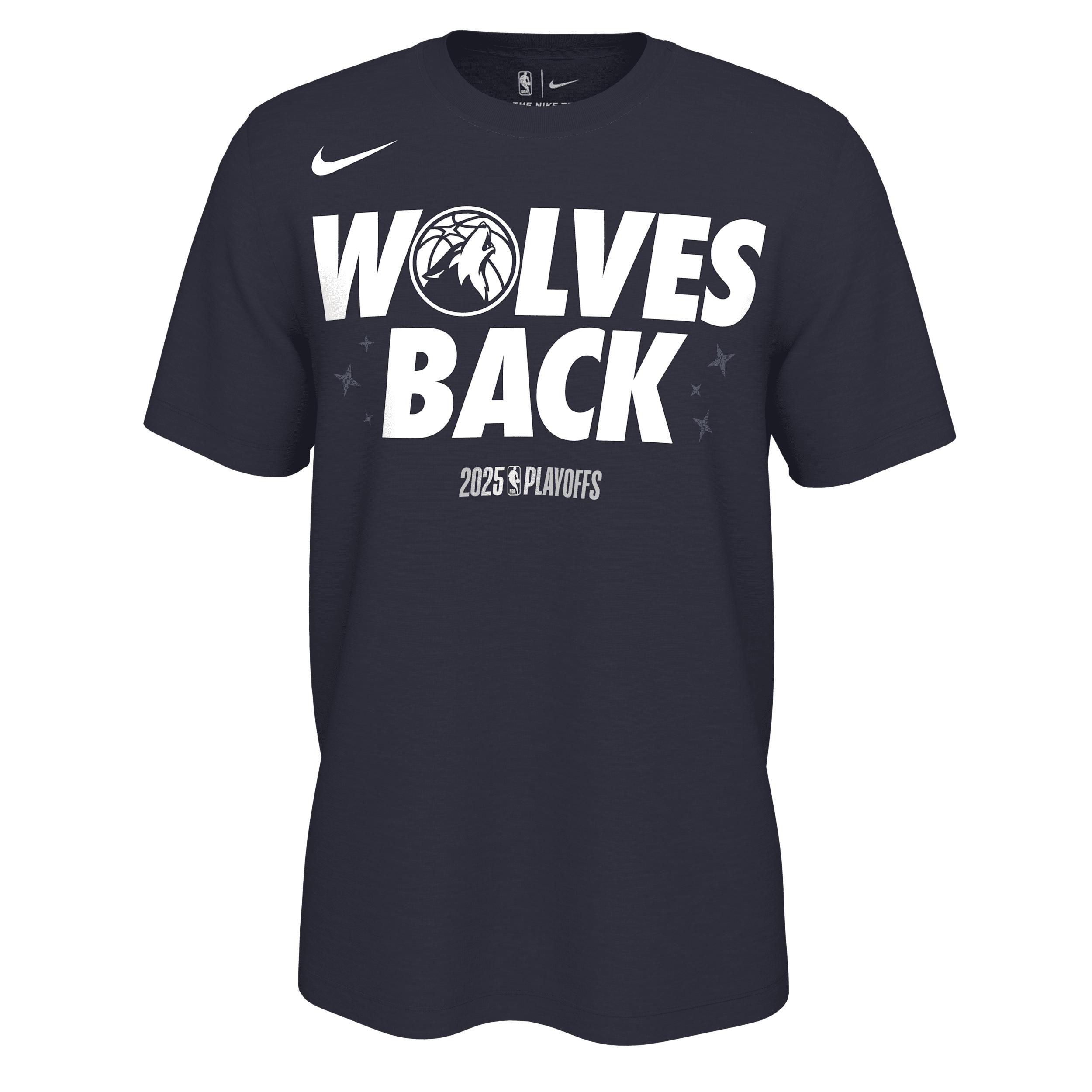 Minnesota Timberwolves Playoff Mantra 2025 Nike Men's NBA T-Shirt Product Image