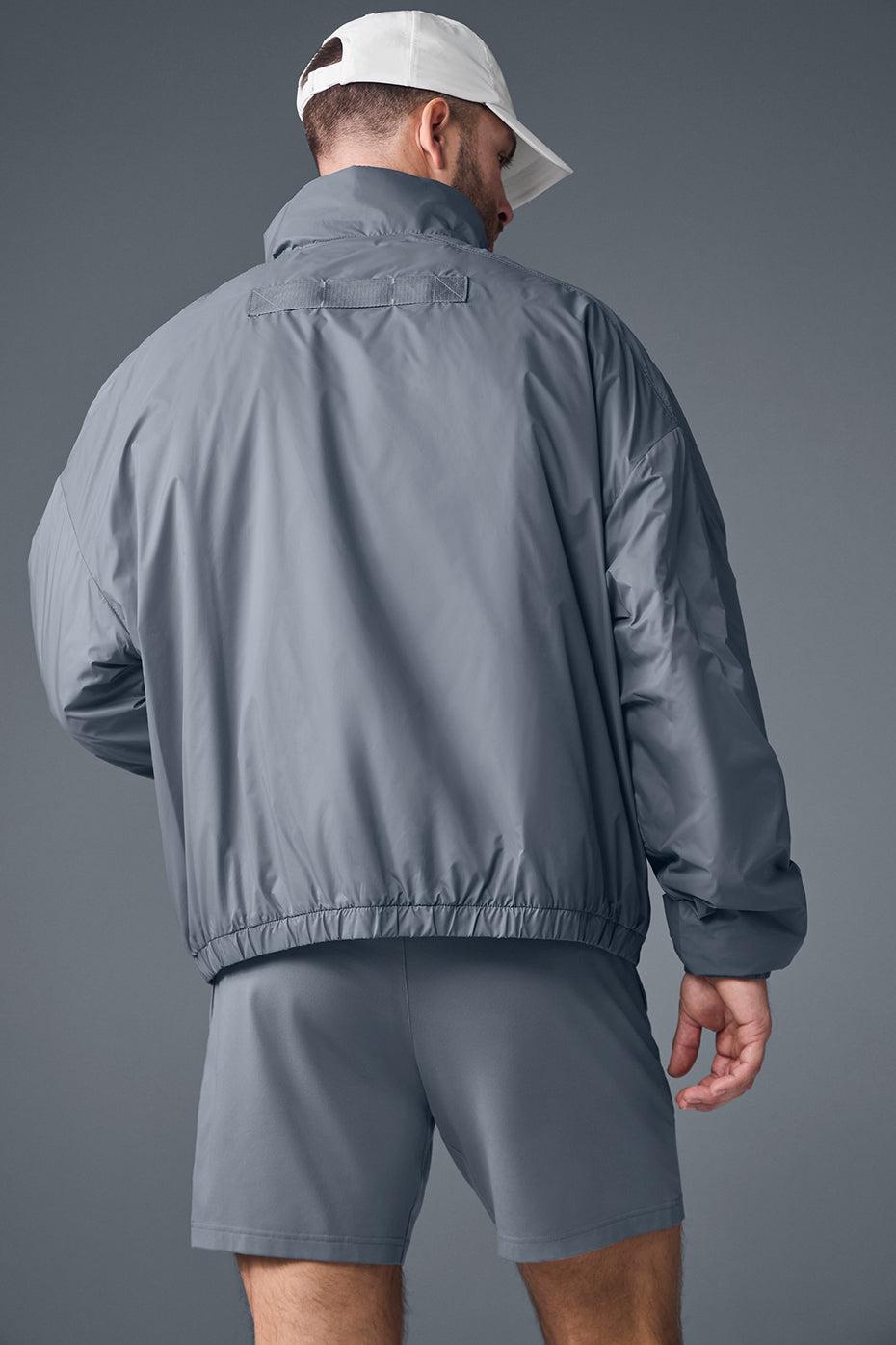 Latitude Light Weight 1/2 Zip Pullover Jacket - Steel Grey Product Image