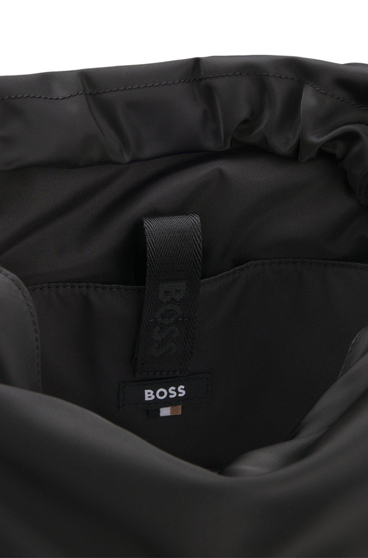 Twill backpack with Double B monogram Product Image