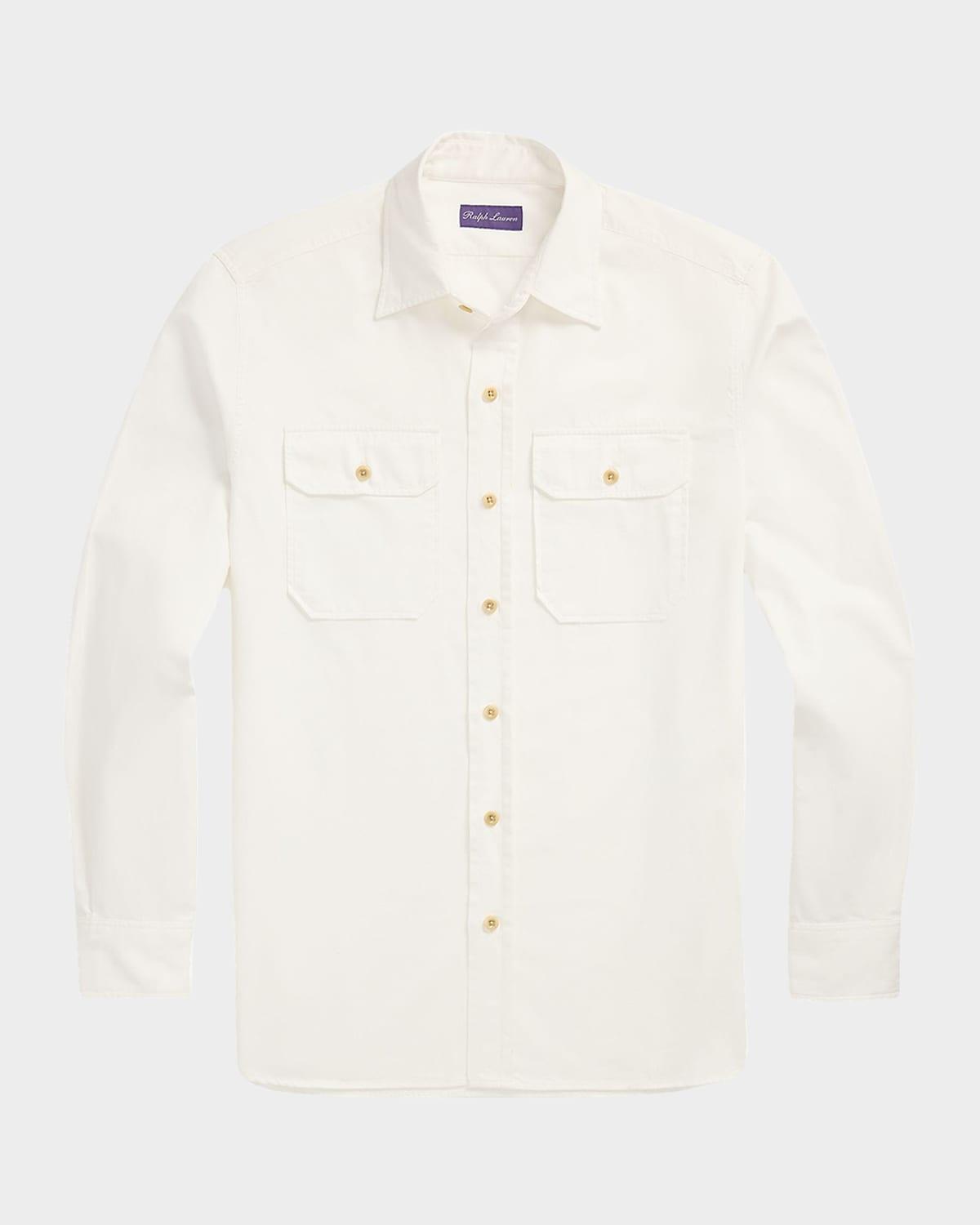 Mens Chino Twill Shirt Product Image