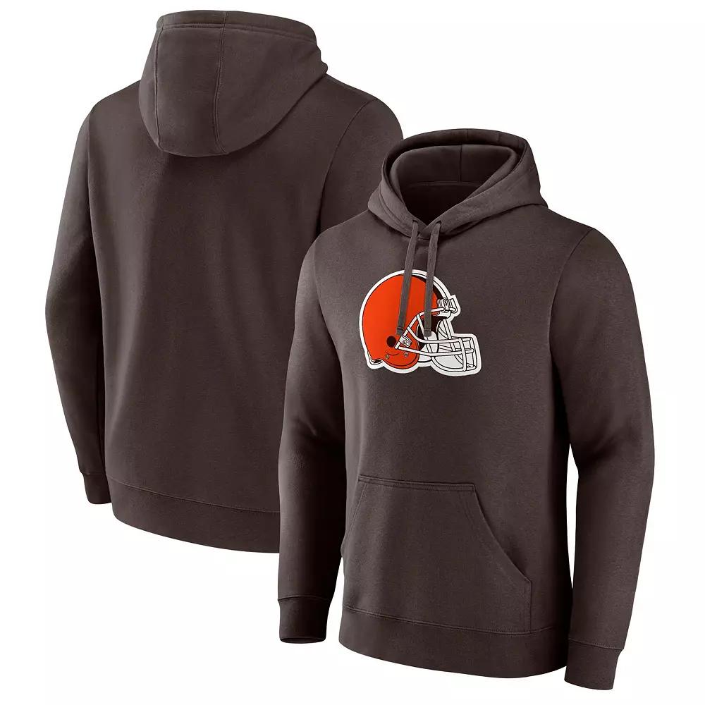 Men's Fanatics Brown Cleveland Browns Primary Logo Pullover Hoodie,  Product Image