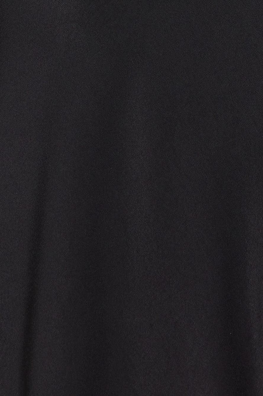 Diary Of Secrets Satin Maxi Skirt Black Product Image