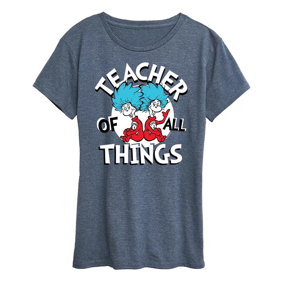 Women's Dr. Seuss Teacher Of All Things Graphic Tee,  Product Image