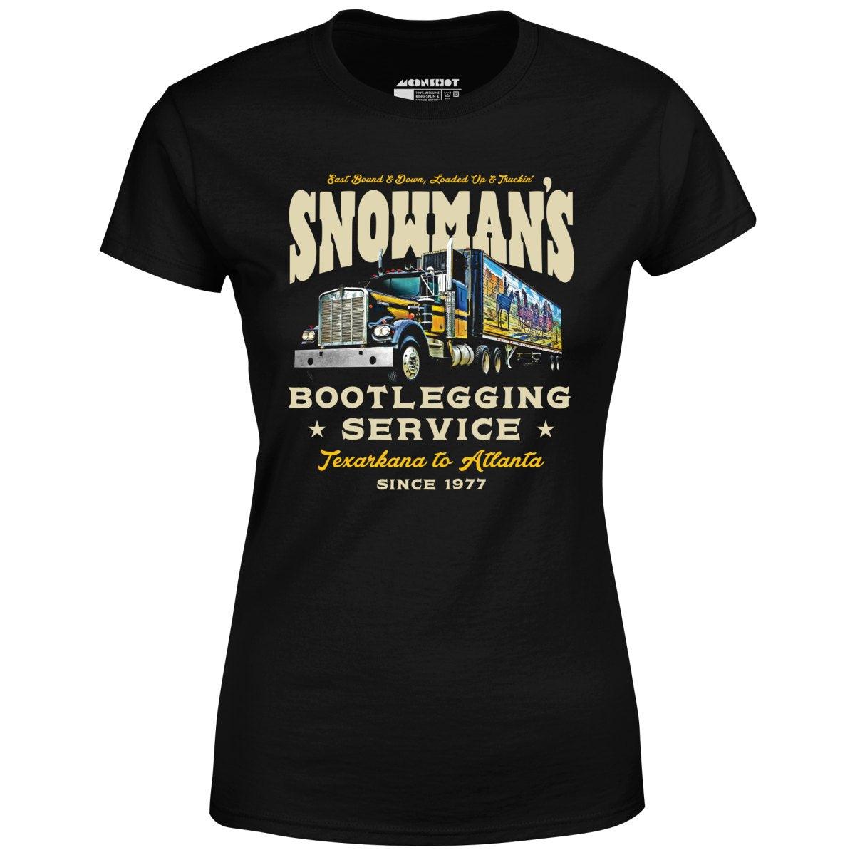 Snowman's Bootlegging Service - Women's T-Shirt Female Product Image