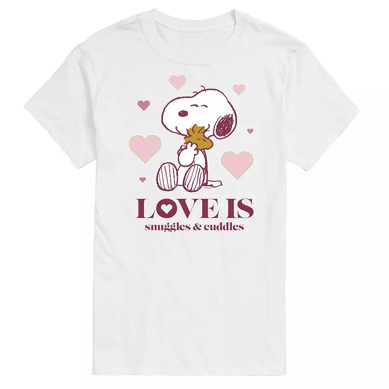 Men's Peanuts Snuggles Cuddles Tee,  Product Image