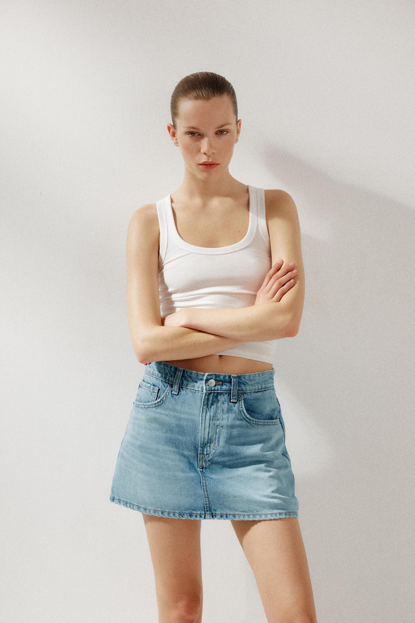 TRF DENIM SKORT Product Image