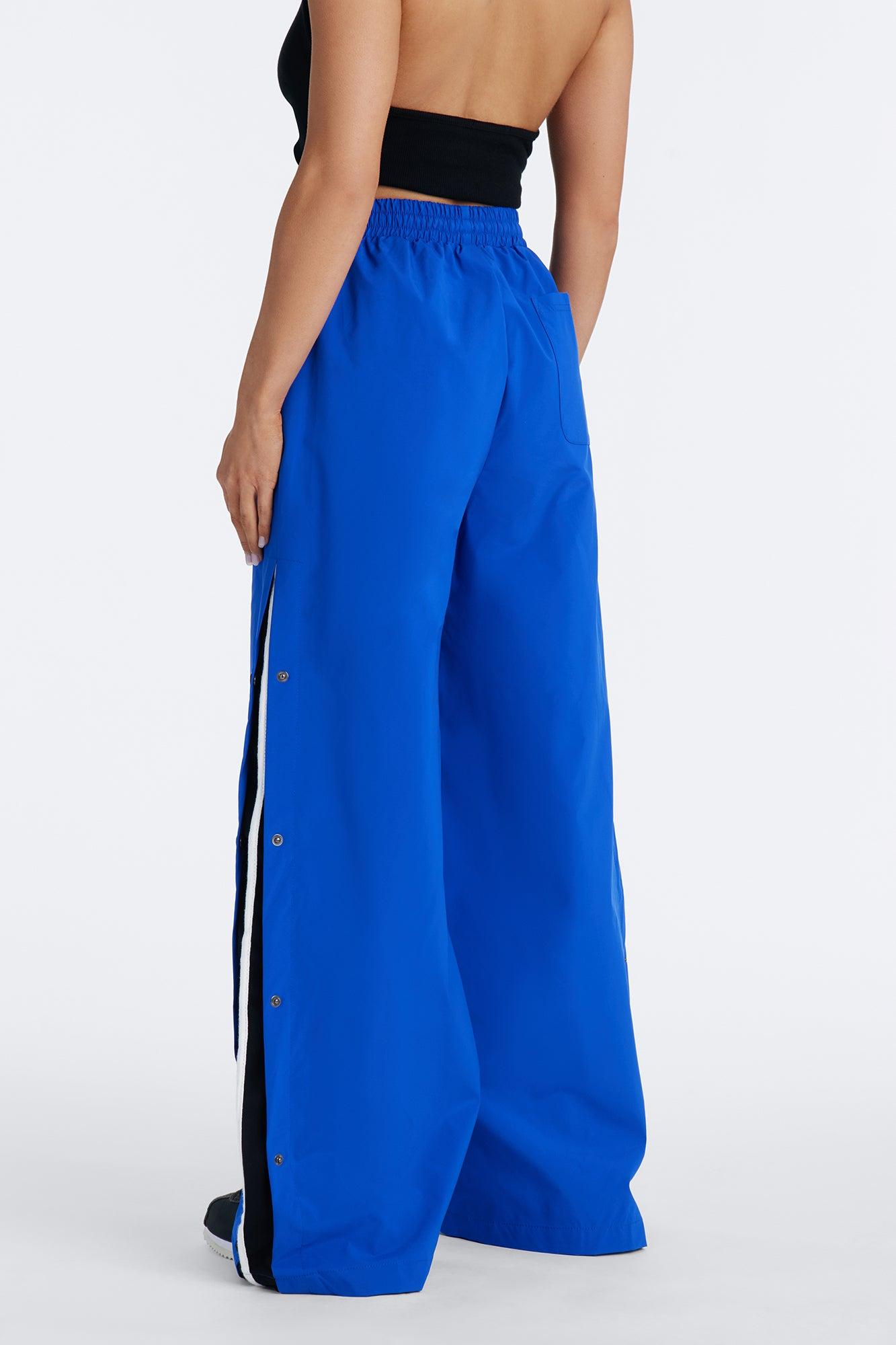 Jennie Snap Button Track Pant - Blue Female Product Image