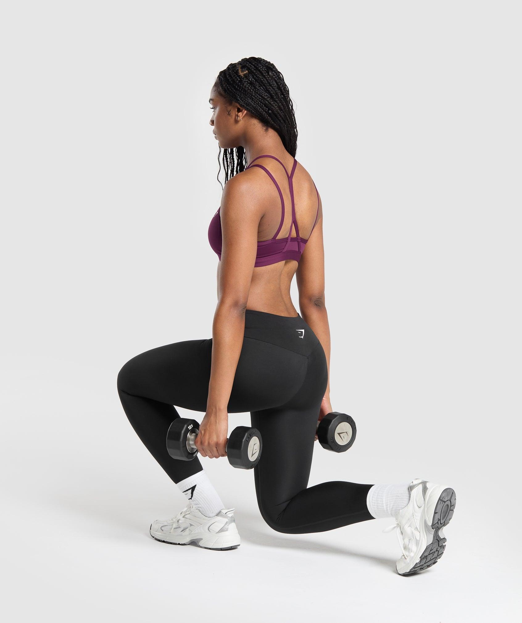 Strap Feature Sports Bra Product Image