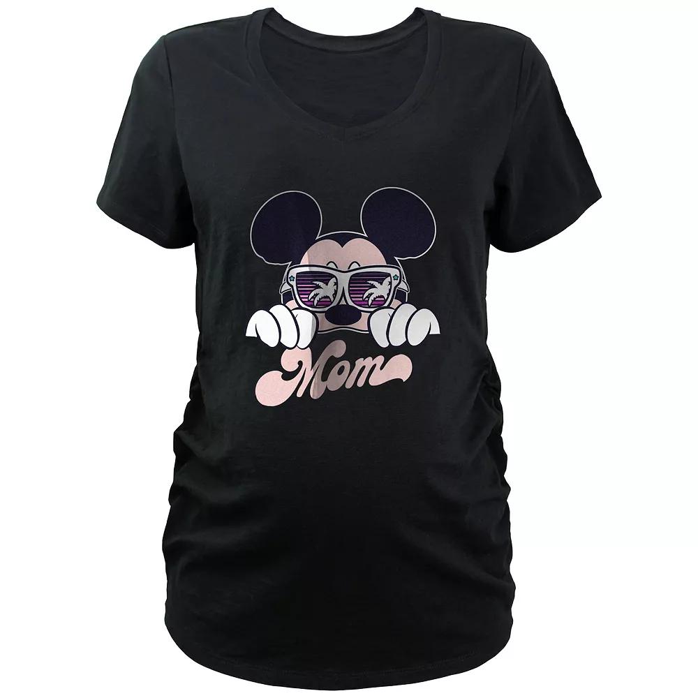 Disney's Mickey Mouse Cool Mom Maternity Graphic Tee, Women's,  Product Image