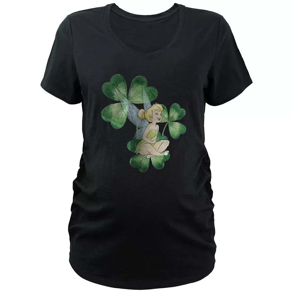 Disney's Tinker Bell Saint Patrick's Day Maternity Graphic Tee, Women's,  Product Image